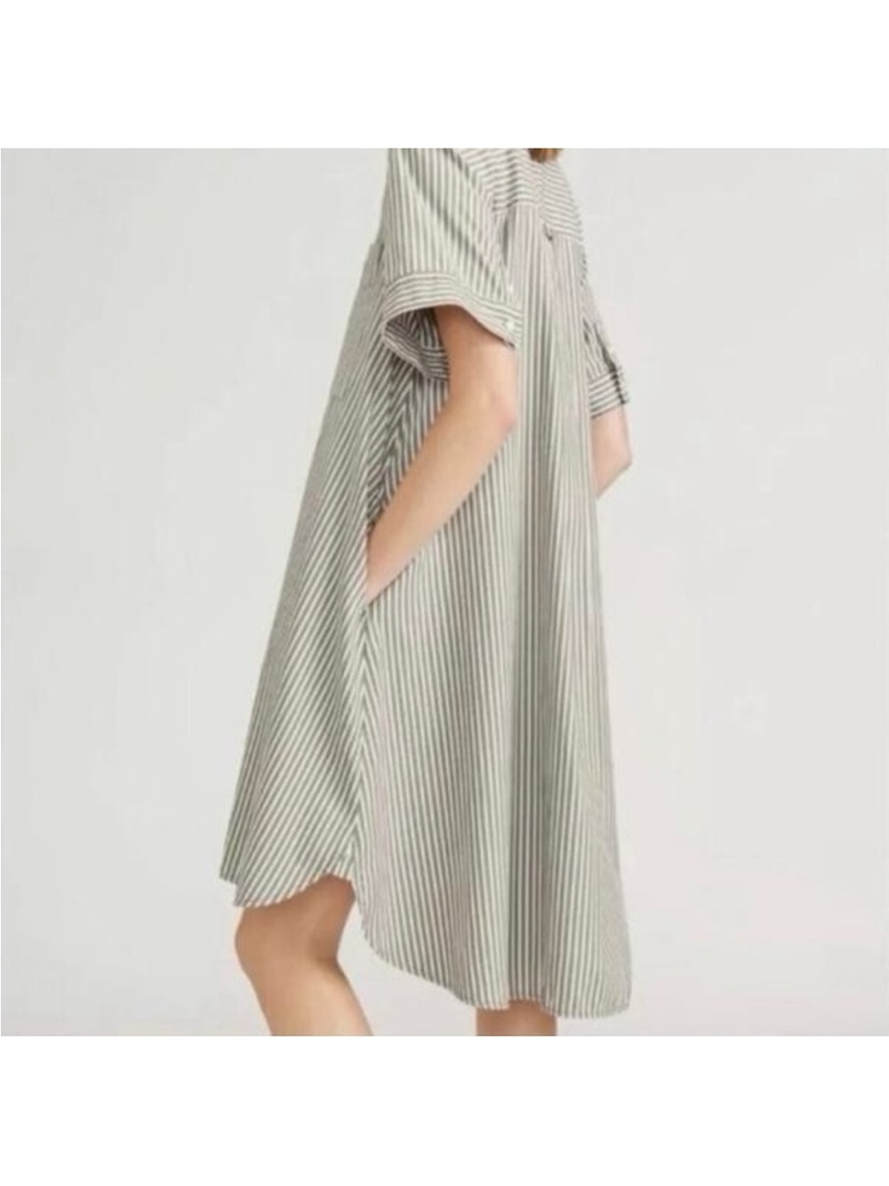 Everlane The Daytripper Shirtdress Kalamata/canvas tan XXS NWT - Picture 3 of 11